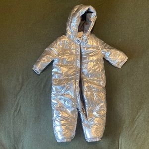 Silver Gymboree snow suit
